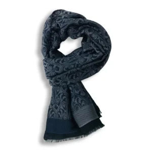 Navy Printed Scarve